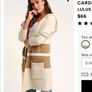 Hooded cardigan sweater